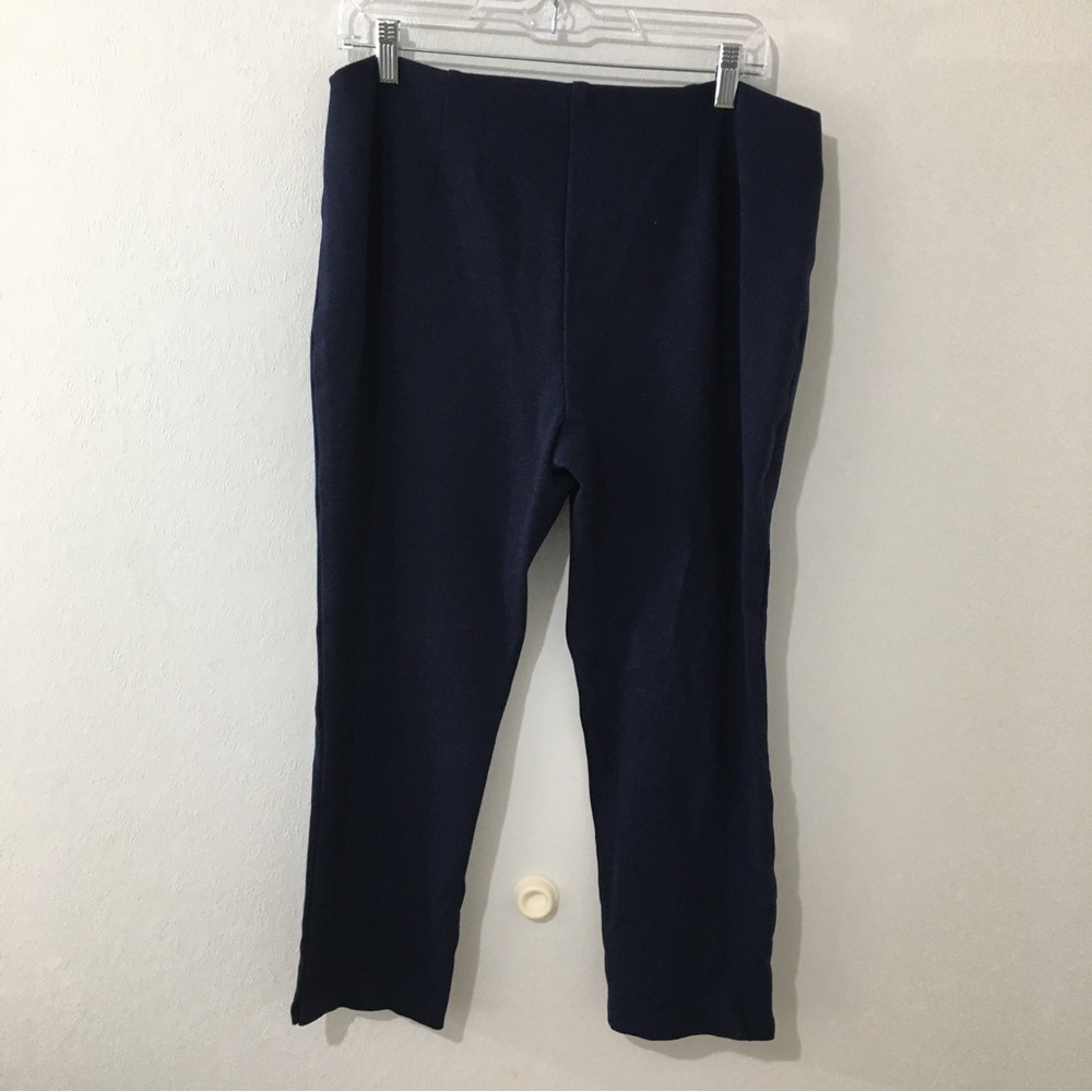 Navy Chico’s So Slimming Juliet Ankle Pants Chico’s size 1.5 regular size 10 - Picture 4 of 6